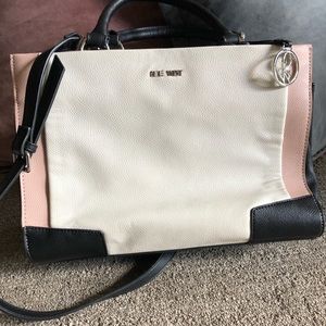 NINE WEST purse pink, beige, & black